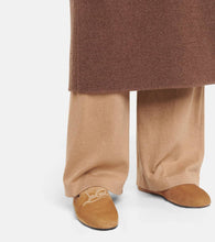 Christian Louboutin Navy Coolito Donna suede slippers