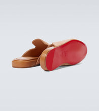 Christian Louboutin Navy Coolito Flat mules