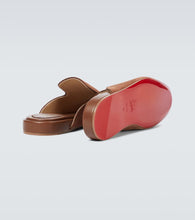 Christian Louboutin Navy Coolito Flat mules
