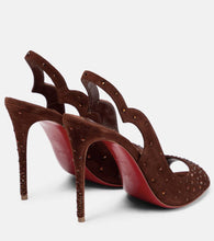 Christian Louboutin Nudes Degrachick suede sandals