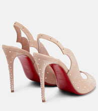 Christian Louboutin Nudes Degrachick suede sandals
