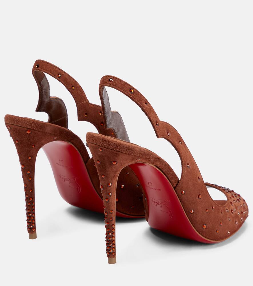 Christian Louboutin Nudes Degrachick suede sandals