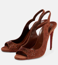 Christian Louboutin Nudes Degrachick suede sandals