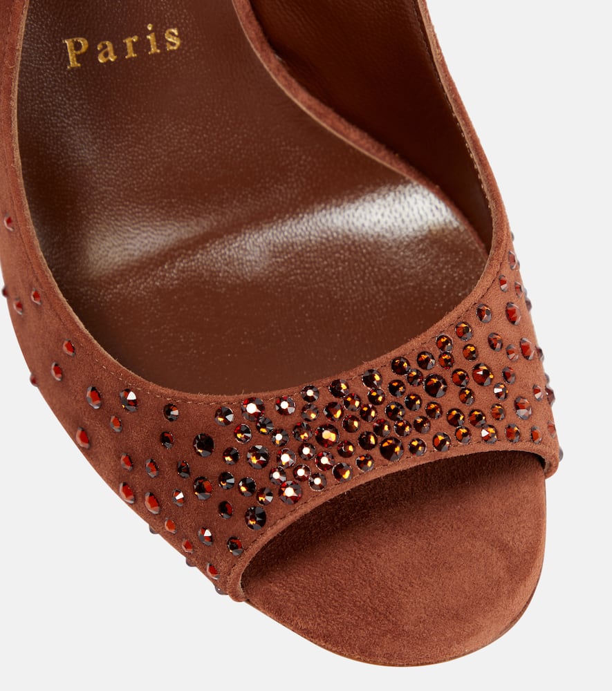 Christian Louboutin Nudes Degrachick suede sandals