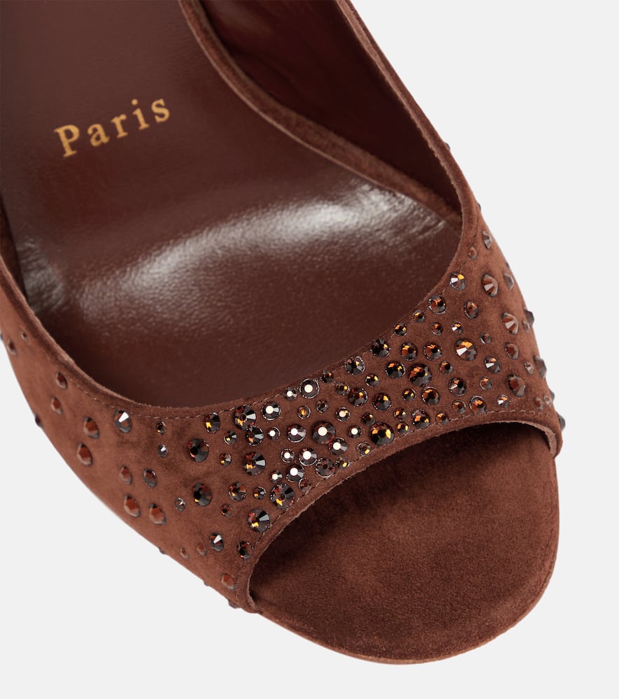 Christian Louboutin Nudes Degrachick suede sandals