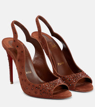 Christian Louboutin Nudes Degrachick suede sandals