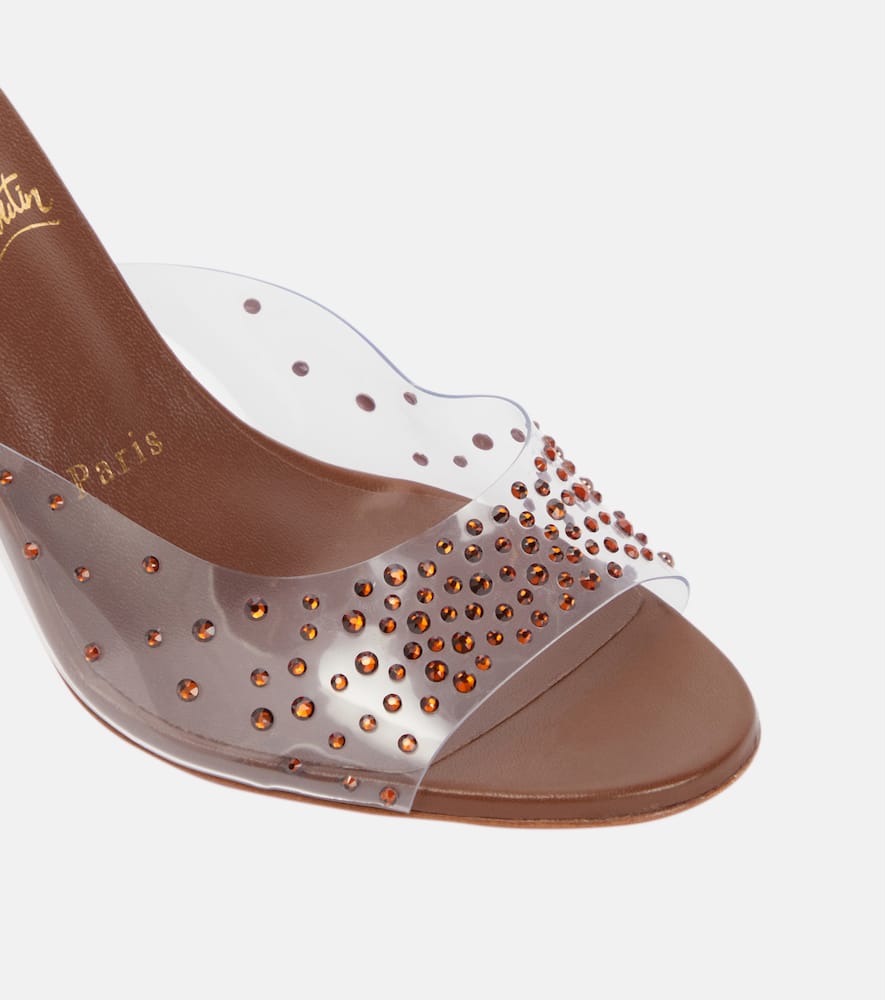 Christian Louboutin Nudes Degramule embellished mules