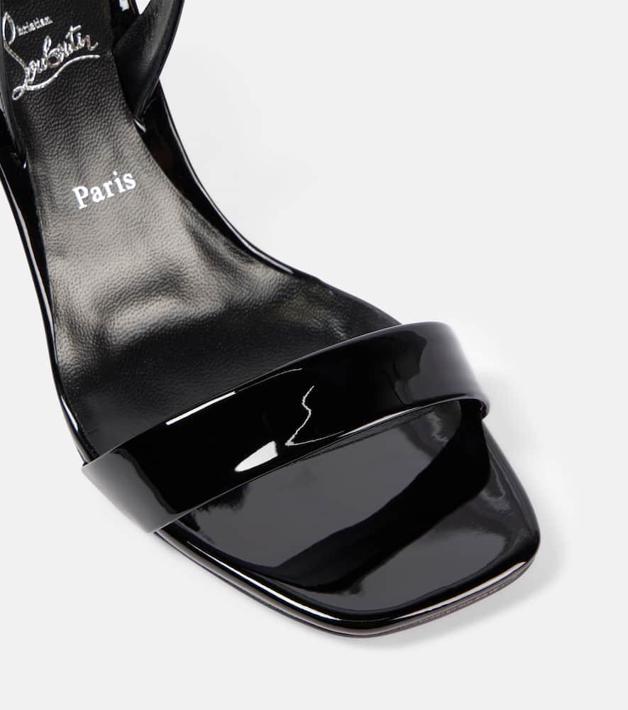 Christian Louboutin O Condora 85 patent leather sandals