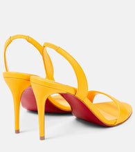 Christian Louboutin O Marylin 100 leather slingback sandals