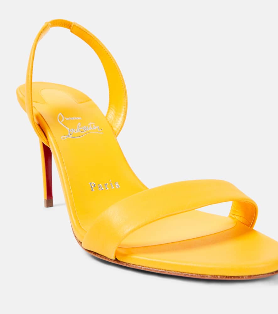 Christian Louboutin O Marylin 100 leather slingback sandals