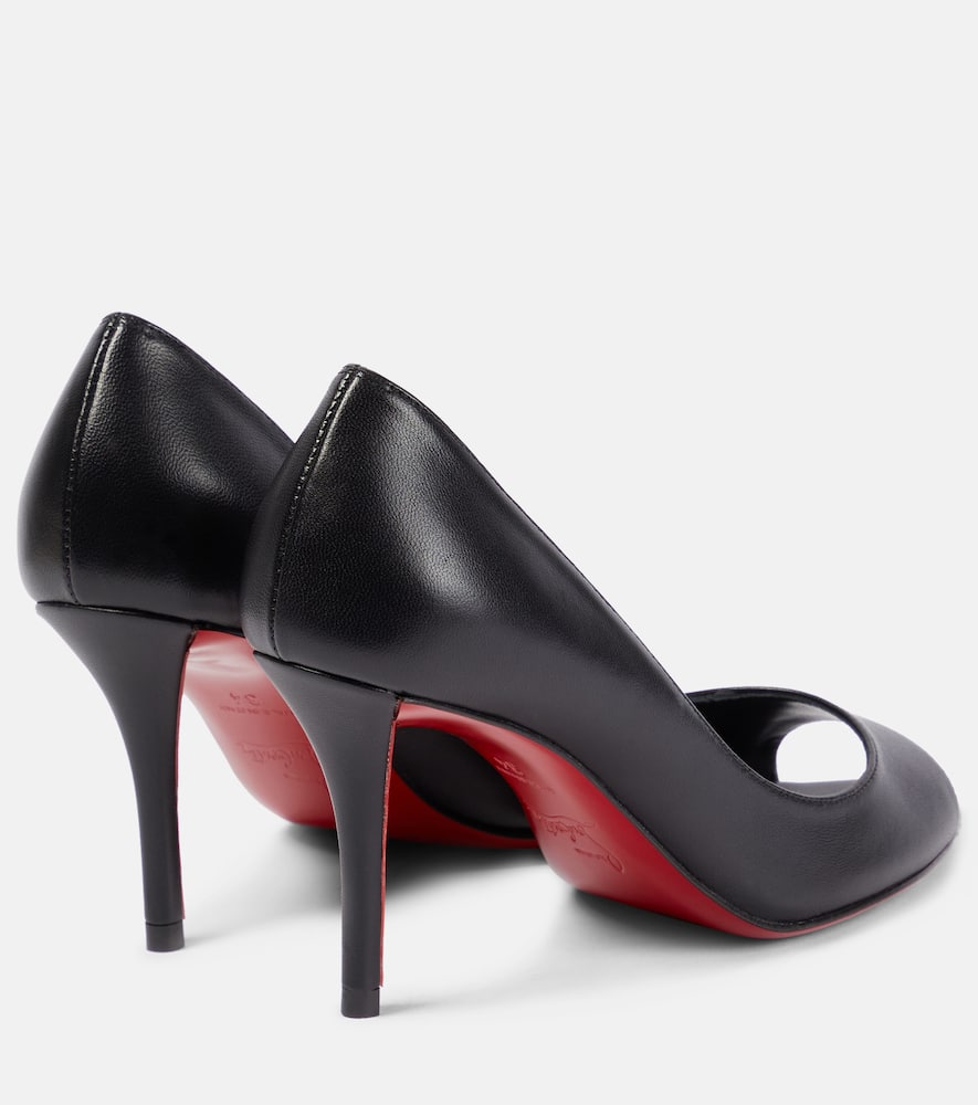 Christian Louboutin Open Apostropha 80 leather pumps
