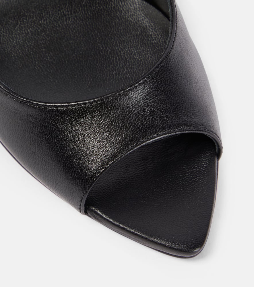 Christian Louboutin Open Apostropha 80 leather pumps