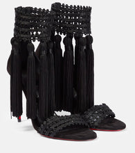 Christian Louboutin Palma macram√É¬© sandals
