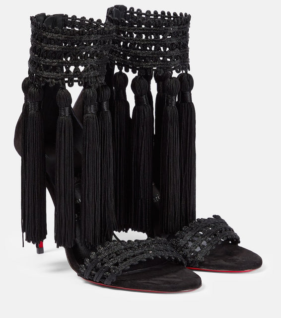 Christian Louboutin Palma macram√É¬© sandals