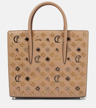 Christian Louboutin Paloma Medium embellished leather tote bag. Shop Christian Louboutin Tote Bags for women now.