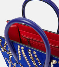 Christian Louboutin Paloma Mini velour and leather tote bag