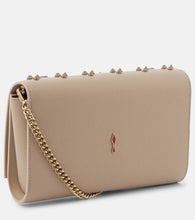 Christian Louboutin Paloma embellished leather clutch