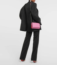 Christian Louboutin Paloma embellished leather clutch