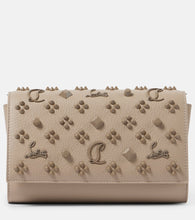 Christian Louboutin Paloma embellished leather clutch. Shop Christian Louboutin Clutches for women now.