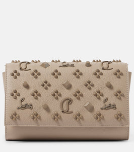 Christian Louboutin Paloma embellished leather clutch. Shop Christian Louboutin Clutches for women now.