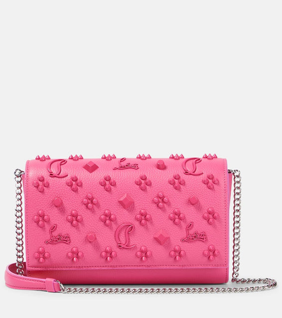 Christian Louboutin Paloma leather clutch. Shop Christian Louboutin Clutches for women now.