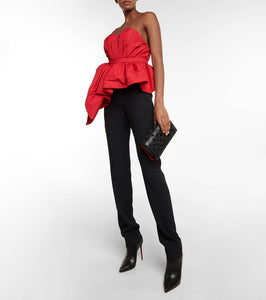 Christian Louboutin Paloma leather wallet on chain