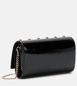 Christian Louboutin Paloma patent leather wallet on chain
