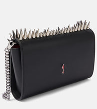 Christian Louboutin Paloma spiked leather clutch