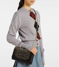 Christian Louboutin Paloma spiked leather clutch