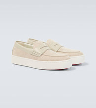 Christian Louboutin Paqueboat canvas and leather loafers