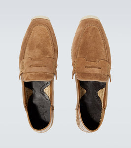 Christian Louboutin Paquepapa No Back suede espadrilles