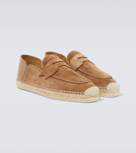 Christian Louboutin Paquepapa No Back suede espadrilles