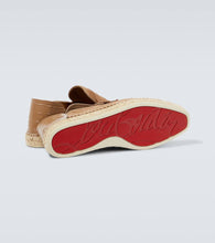 Christian Louboutin Paquepapa No Back suede espadrilles