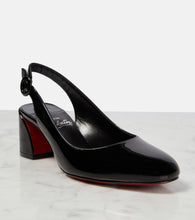 Christian Louboutin Patent leather slingback pumps