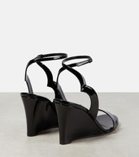 Christian Louboutin Patent leather wedge sandals