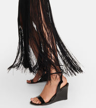 Christian Louboutin Patent leather wedge sandals