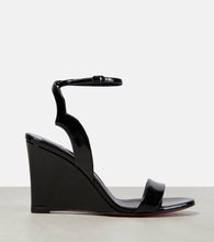 Christian Louboutin Patent leather wedge sandals