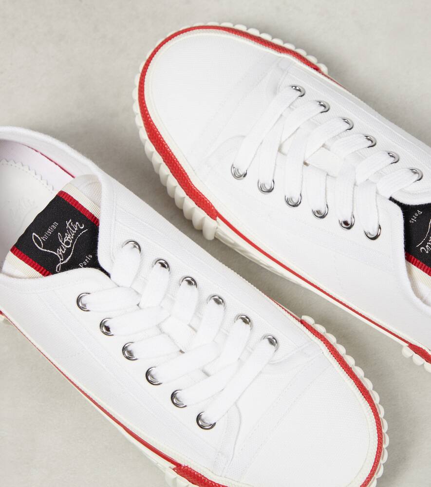 Christian Louboutin Pedro canvas sneakers