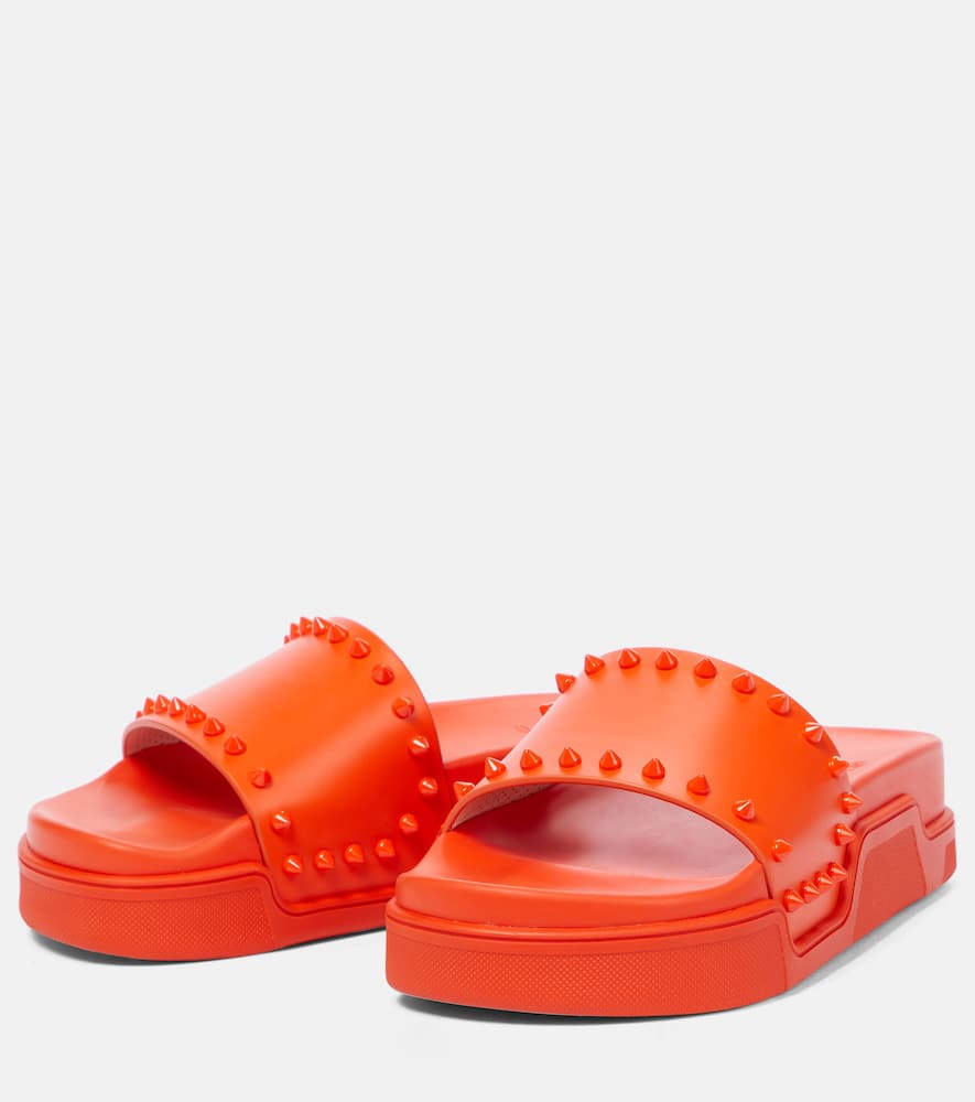Christian Louboutin Pool Stud slides