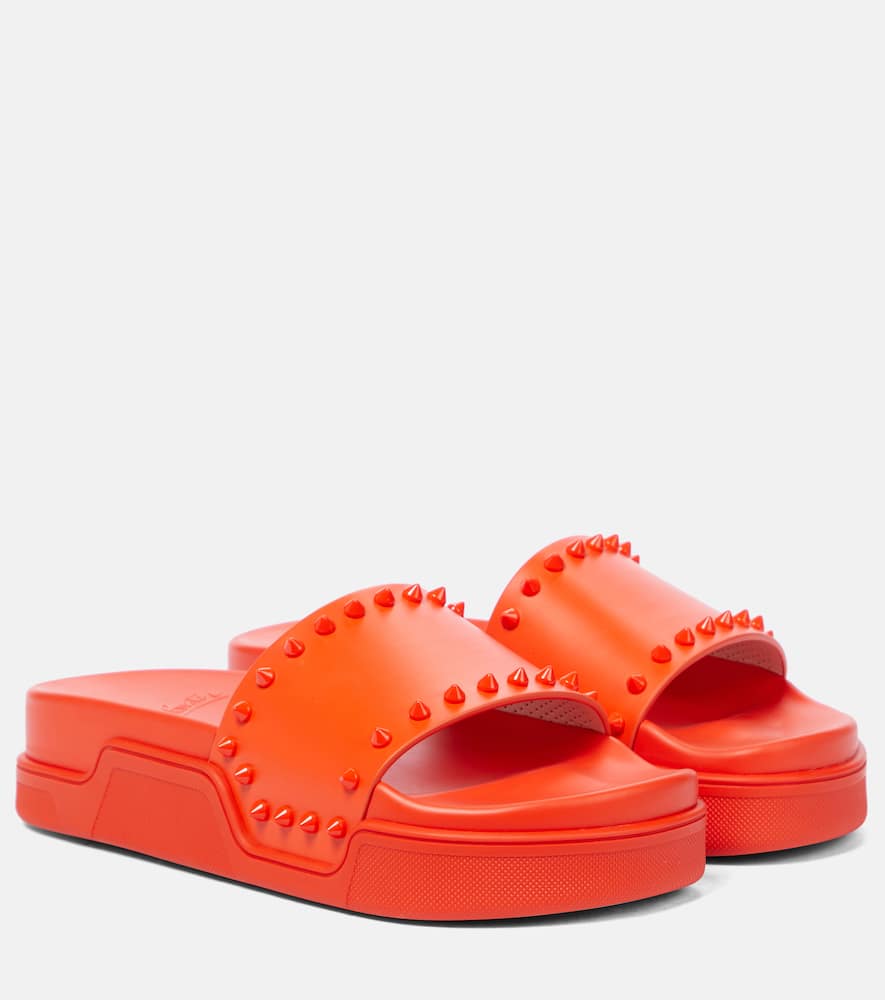 Christian Louboutin Pool Stud slides