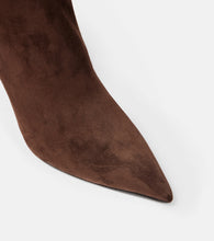 Christian Louboutin Pumppie 85 suede knee-high boots