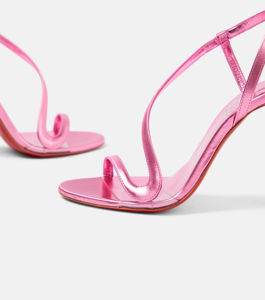 Christian Louboutin Rosalie 100 leather sandals