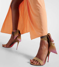 Christian Louboutin Sandale Du D√É¬©sert 100 cr√É¬™pe satin sandals