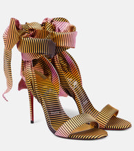 Christian Louboutin Sandale Du D√É¬©sert 100 cr√É¬™pe satin sandals