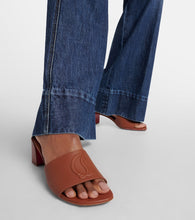 Christian Louboutin So CL 55 embossed leather mules