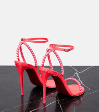 Christian Louboutin So Me 100 embellished leather sandals