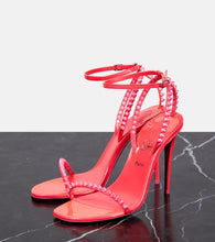 Christian Louboutin So Me 100 embellished leather sandals