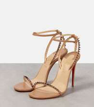 Christian Louboutin So Me 100 embellished leather sandals