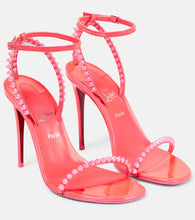 Christian Louboutin So Me 100 embellished leather sandals