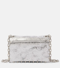 Christian Louboutin Spiked metallic leather crossbody bag. Shop Christian Louboutin Crossbody Bags for women now.